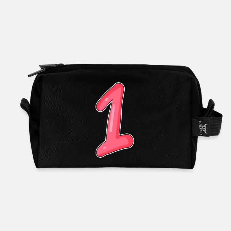 1 - Trousse de toilette en tissu recyclé - noir