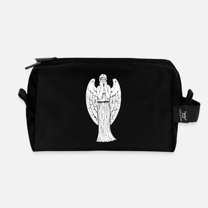 Don't Blink - Recycelte Kulturtasche - Schwarz