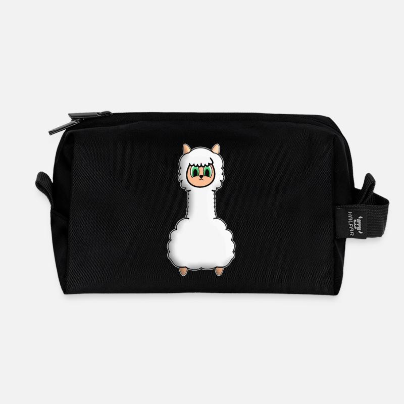 Alpaca - Recycled Toiletry Zip Bag - black