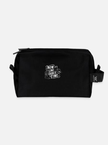 Danse en ligne Danse en ligne Danse en ligne Danse - Trousse de toilette en tissu recyclé - noir