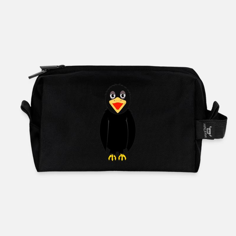 Rabe - Recycelte Kulturtasche - Schwarz