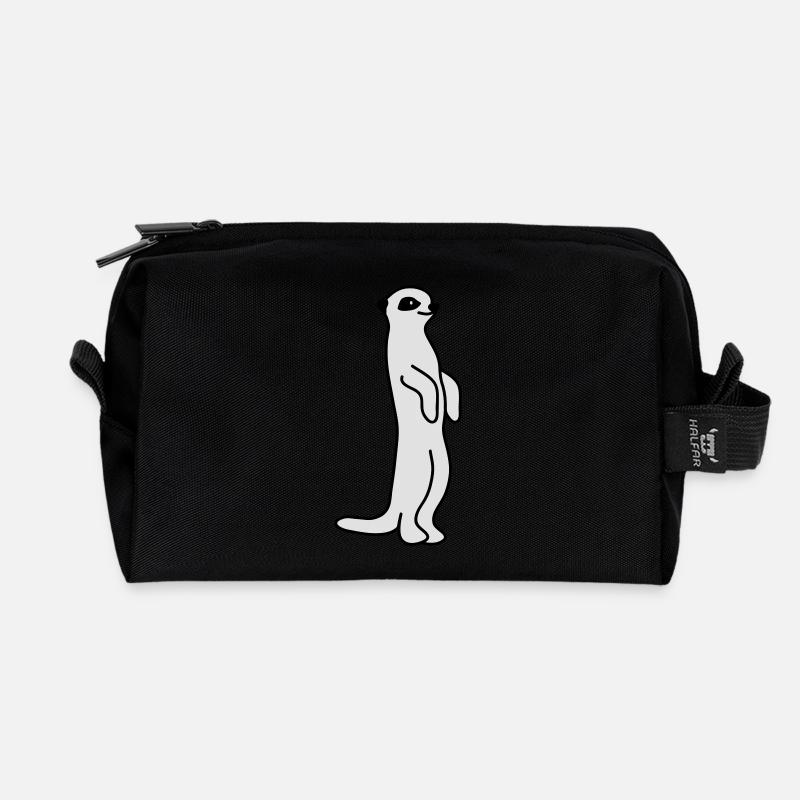 erdmann - Recycelte Kulturtasche - Schwarz
