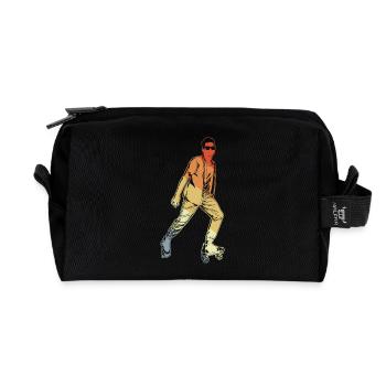 Figure Skating - Recycled Toiletry Zip Bag - black - Front