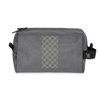 schlichter Look - Recycelte Kulturtasche - Anthrazit - Vorne