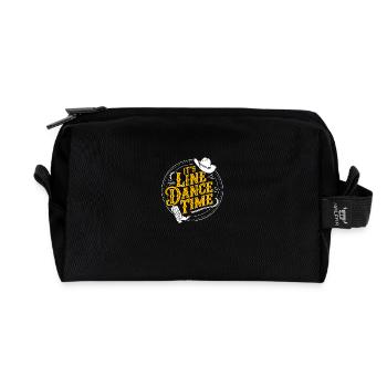 Danse en ligne Danse en ligne Danse en ligne Danse - Trousse de toilette en tissu recyclé - noir - Devant