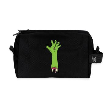 Zombie Greifer - Recycelte Kulturtasche - Schwarz - Vorne