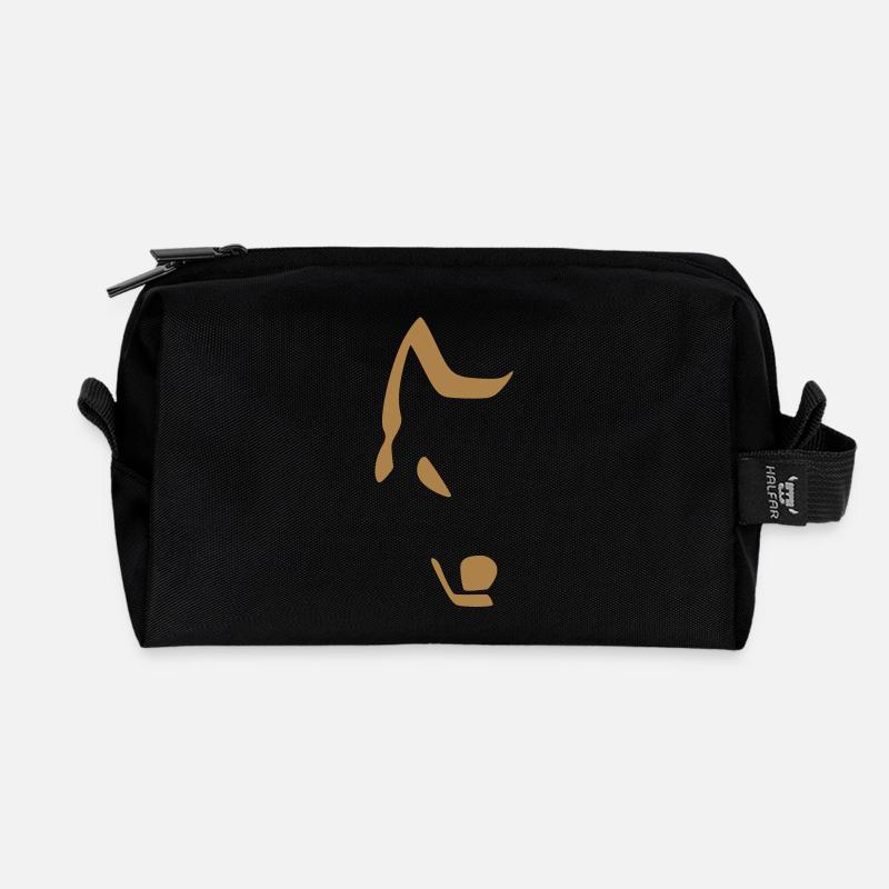 loup - Recycelte Kulturtasche - Schwarz