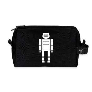 Mister Roboto der Roboter - Recycelte Kulturtasche - Schwarz - Vorne