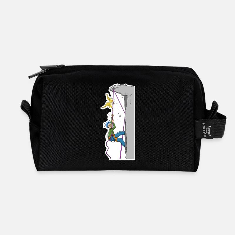 Freeing Solo - Recycled Toiletry Zip Bag - black