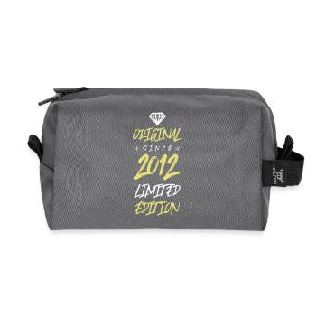 2012 Limited Edition - Recycled Toiletry Zip Bag - anthracite - Front