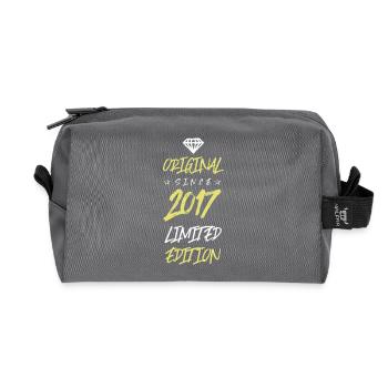 2017 Limited Edition - Recycled Toiletry Zip Bag - anthracite - Front
