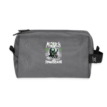 Gangster Syndicate - Recycled Toiletry Zip Bag - anthracite - Front