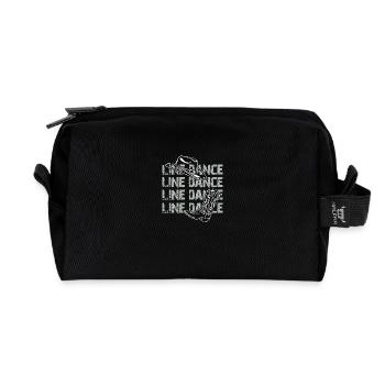 Danse en ligne Danse en ligne Danse en ligne Danse - Trousse de toilette en tissu recyclé - noir - Devant