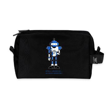 Still loading... Human Empathy - Recycled Toiletry Zip Bag - black - Front