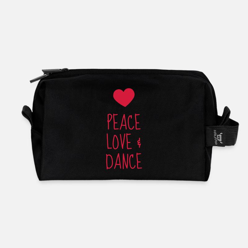 Danse Danseur Danseuse Ballet Opéra - Trousse de toilette en tissu recyclé - noir
