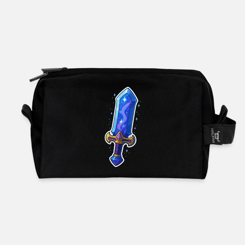 Fantasy Sword - Recycelte Kulturtasche - Schwarz
