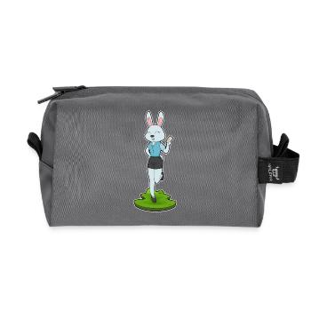 Hase Sekretärin Brief Büro - Recycelte Kulturtasche - Anthrazit - Vorne