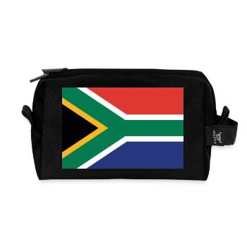 Afrique du Sud - Recycelte Kulturtasche - Schwarz - Vorne