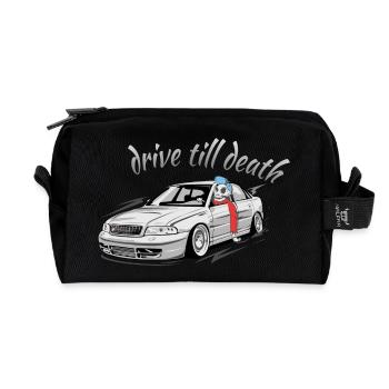 S4 B5 Limousine drive till death - Recycelte Kulturtasche - Schwarz - Vorne