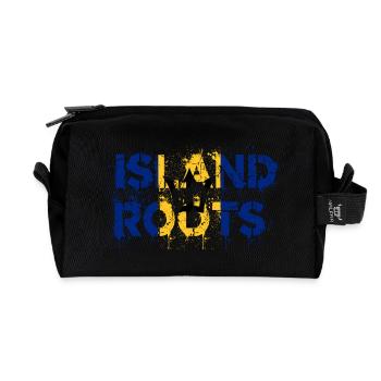 Barbados Roots - Recycled Toiletry Zip Bag - black - Front