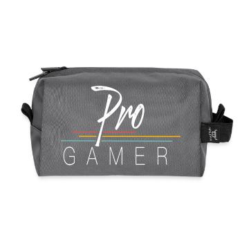 Pro Gamer - Recycelte Kulturtasche - Anthrazit - Vorne
