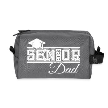 Senior 2023 Papa Fier Papa de Diplômé - Trousse de toilette en tissu recyclé - anthracite - Devant