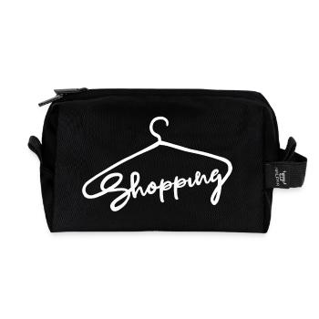 Shopping / Hangers / Fashion / Fashion / Shopping - Recycled Toiletry Zip Bag - black - Front