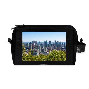 Panoramic View Centre Ville Montreal (Innenstadt) - Recycelte Kulturtasche - Schwarz - Vorne