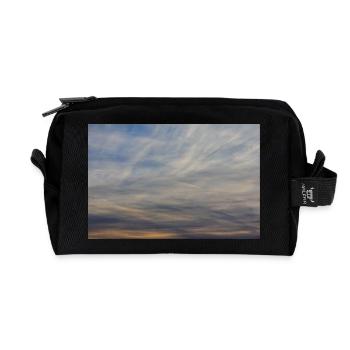 IMG_1766 - Recycled Toiletry Zip Bag - black - Front