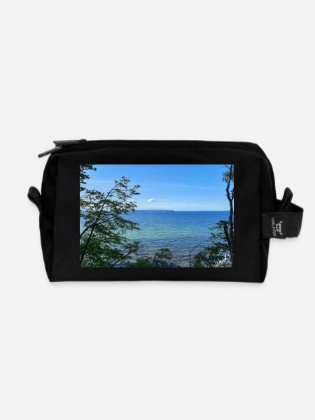 Yearning - Recycled Toiletry Zip Bag - black