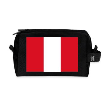 Peru - Recycelte Kulturtasche - Schwarz - Vorne