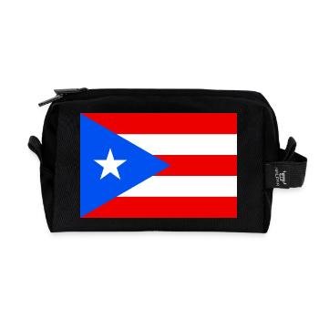 Puerto Rico - Recycled Toiletry Zip Bag - black - Front