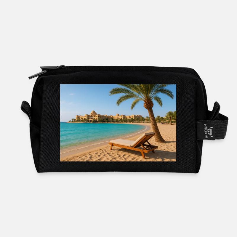 Soma Bay - Recycelte Kulturtasche - Schwarz