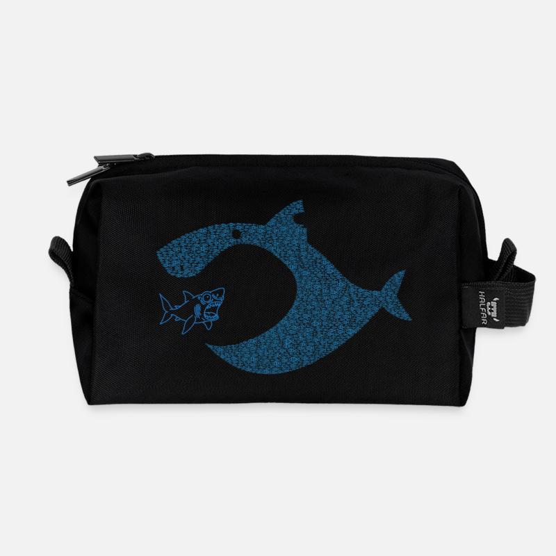Pececitos Unidos S.I. - Recycelte Kulturtasche - Schwarz