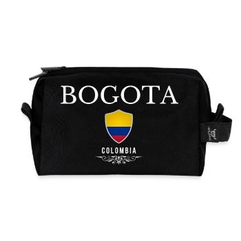 Bogotá, Kolumbien, elegantes minimalistisches Design - Recycelte Kulturtasche - Schwarz - Vorne