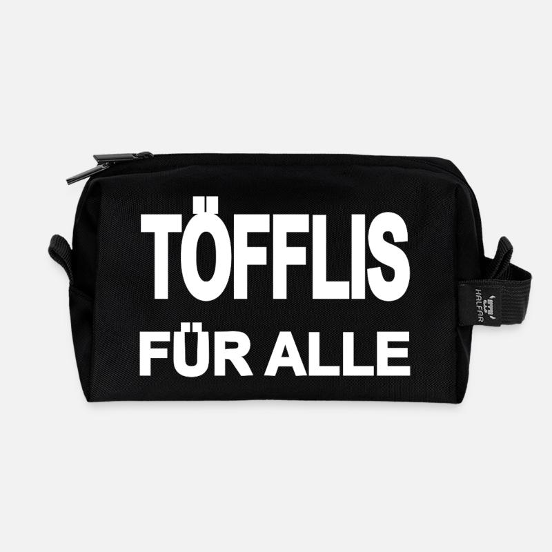 moped - Recycled Toiletry Zip Bag - black