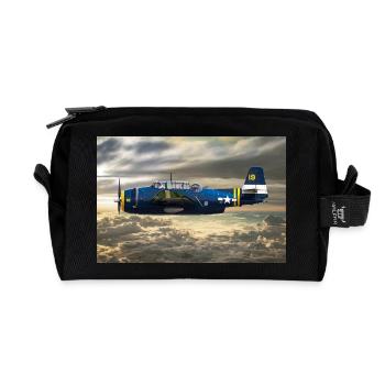 TBF Avenger - Recycled Toiletry Zip Bag - black - Front