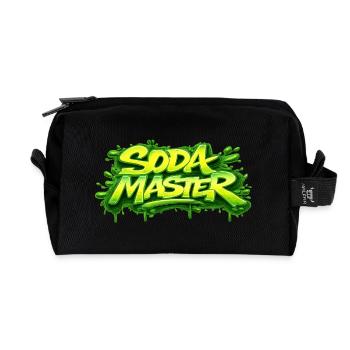 SODA MASTER - Trousse de toilette en tissu recyclé - noir - Devant