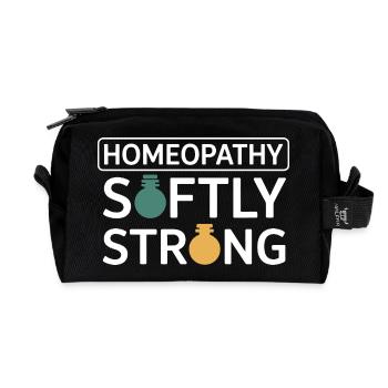 Certified Clinical Micro-Dose Specialist Gear  - Recycled Toiletry Zip Bag - black - Front