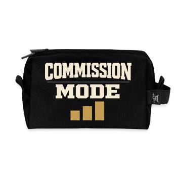 Mortgage Brokers, Loan Officers, - Recycled Toiletry Zip Bag - black - Front