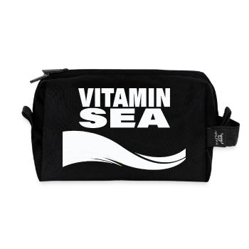 Vitamin Sea - Recycled Toiletry Zip Bag - black - Front