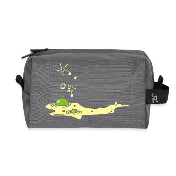 slimy goo / Blubber Schleim (2c) - Recycelte Kulturtasche - Anthrazit - Vorne