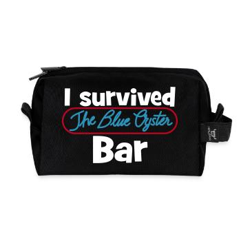 I survived the Blue Oyster Bar - Recycelte Kulturtasche - Schwarz - Vorne