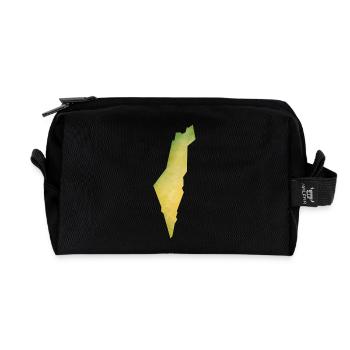 Israel - Recycelte Kulturtasche - Schwarz - Vorne