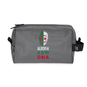 Algerien ist in meiner DNA Design / Geschenkidee - Recycelte Kulturtasche - Anthrazit - Vorne