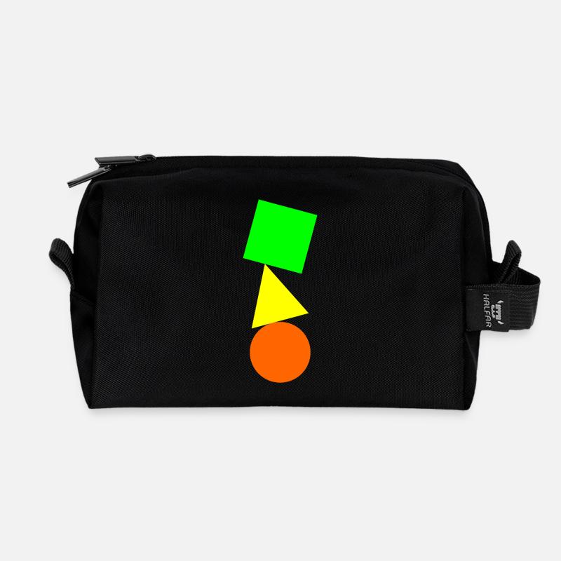 Simple Balance - Recycled Toiletry Zip Bag - black