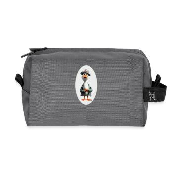 Gans - Recycelte Kulturtasche - Anthrazit - Vorne