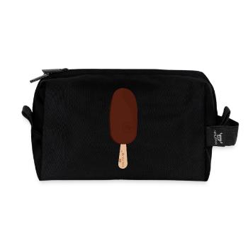MAGNUM ice cream tshirt - Recycled Toiletry Zip Bag - black - Front