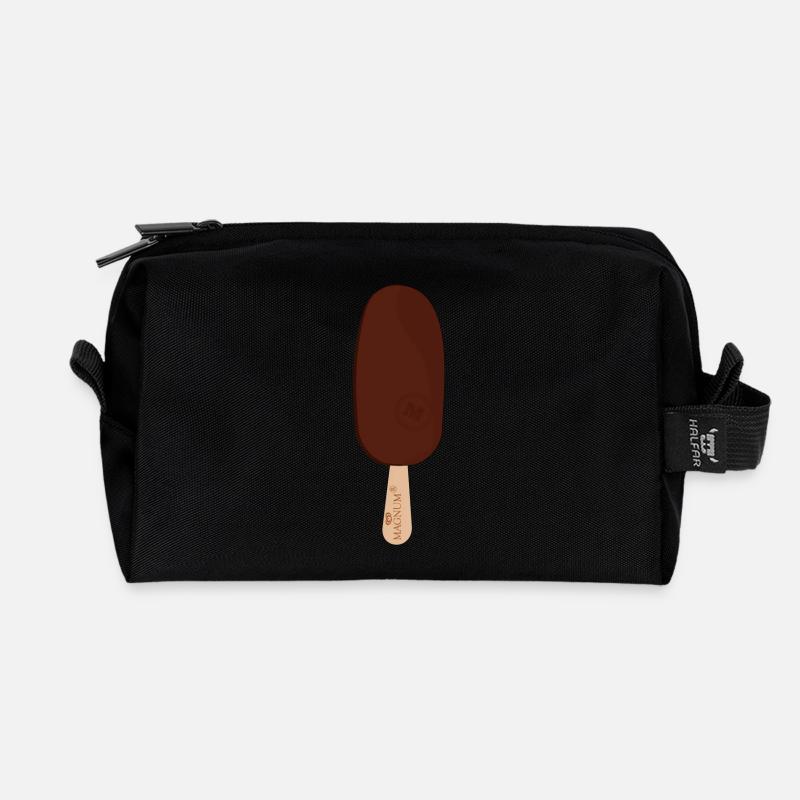 MAGNUM Eiscreme-T-Shirt - Recycelte Kulturtasche - Schwarz