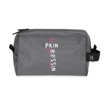Conception de style de rue princesse - Trousse de toilette en tissu recyclé - anthracite - Devant